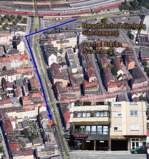 נירנברג Apartment Am Hauptbahnhof חדר תמונה